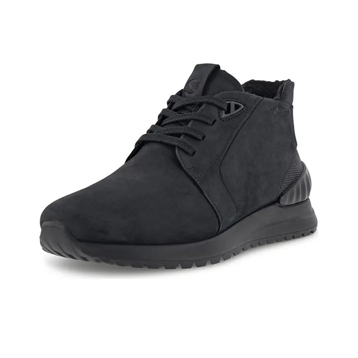Ecco Ya Yue Elegant Collection Waterproof Coverage High Top Running Shoes Men's Black-1