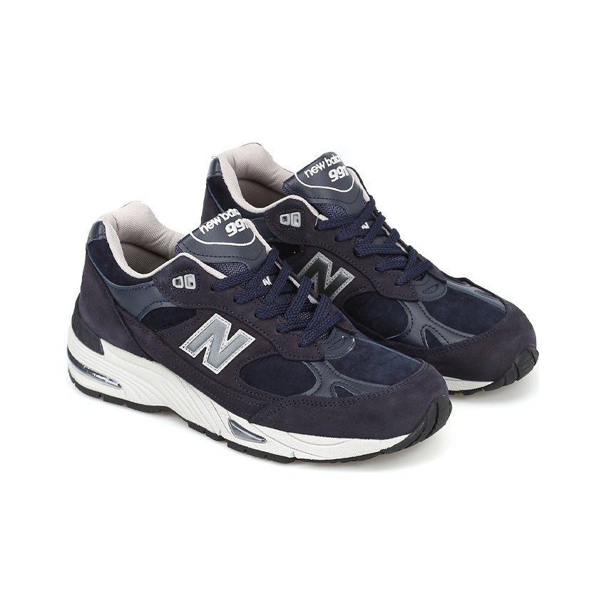 New Balance NB 991 Series Running Shoes Men Low Top Dark Blue