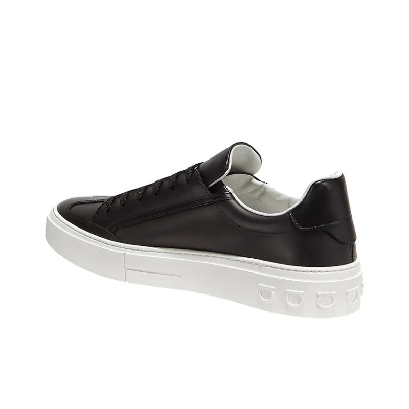 FERRAGAMO Textured Gancio Sneakers-2
