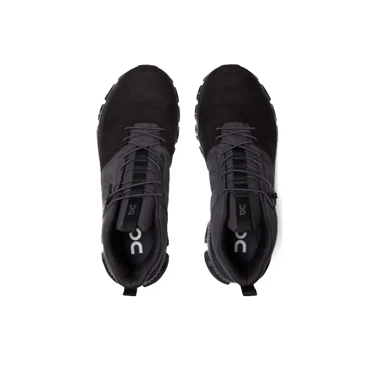 On Cloud Hi Cushioning Anti Slip And Wear Resistant Low Top Running Shoes Men's Black-2