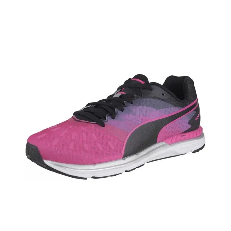 PUMA Speed 300 Ignite Low-Top Running Shoes Women's Black Pink-2