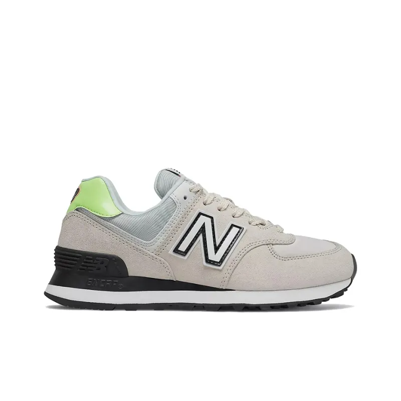 New Balance 574 'Raw Silk Bleached Lime Glow' Women's-1