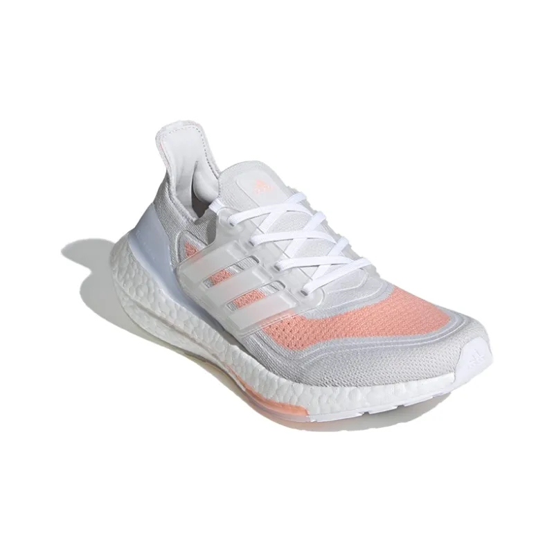 Adidas Ultra Boost 21 White Glow Pink Women's-2
