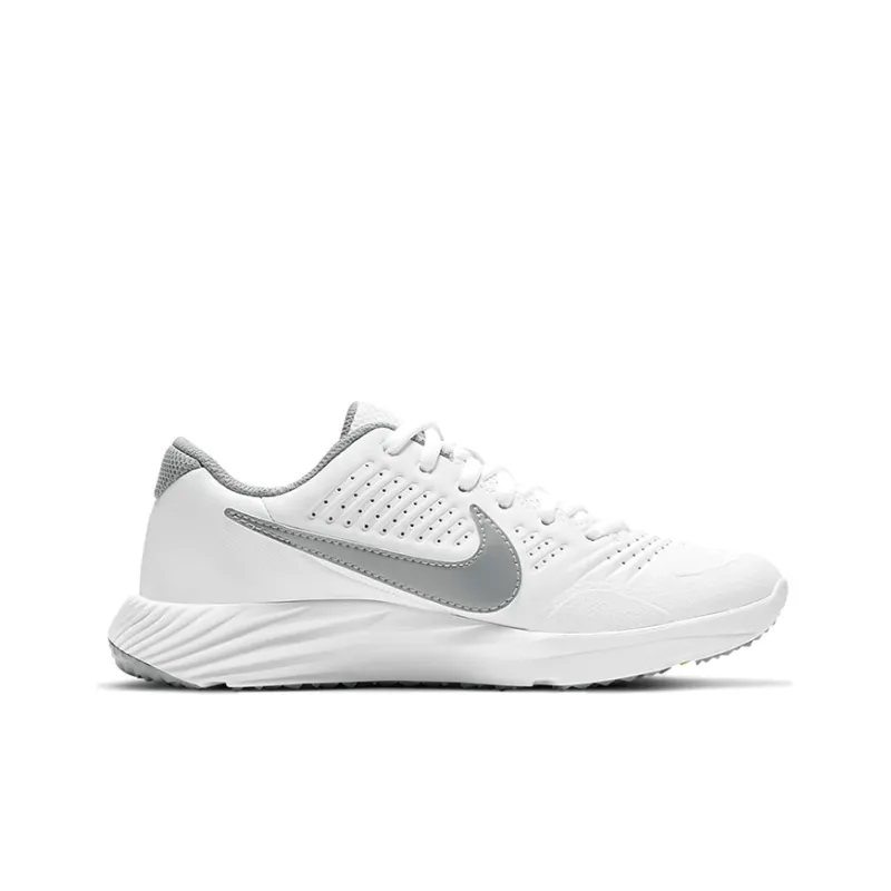 Nike Alpha Huarache 3 Cushioning Anti-Slip And Wear-Resistant Low-Top Running Shoes GS White Gray-1