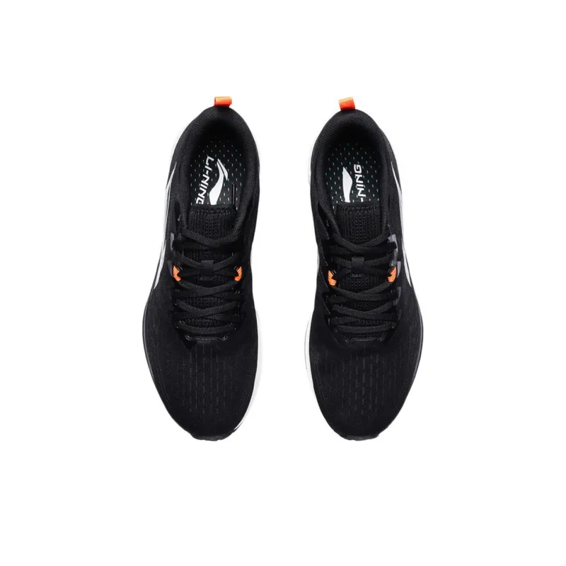 LiNing Red Hare 4 Low Top Running Shoes Men's Black White Orange-3