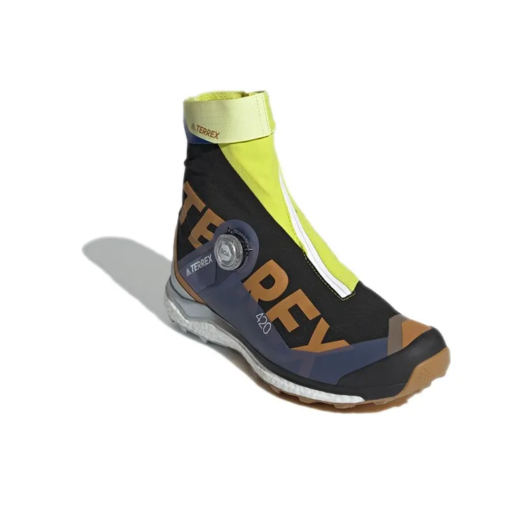 Adidas Terrex Agravic Tech Pro Trail 'Black Yellow' Women's-2