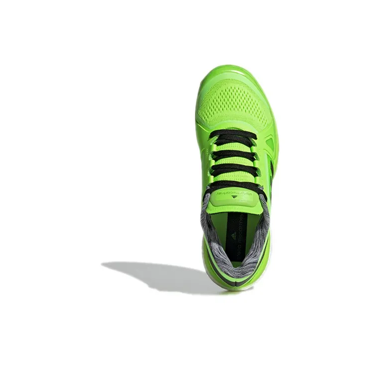 Adidas Tennis Wear-Resistant Low-Top Running Shoes Women's Green Black-4