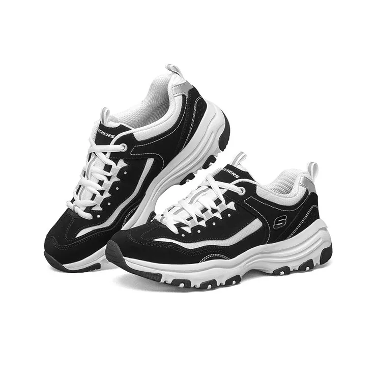 Skechers I Conik Low Gs Black/White Women's-2