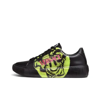 VERSACE Medusa Greca Low Smiling Medusa Black Green Pink