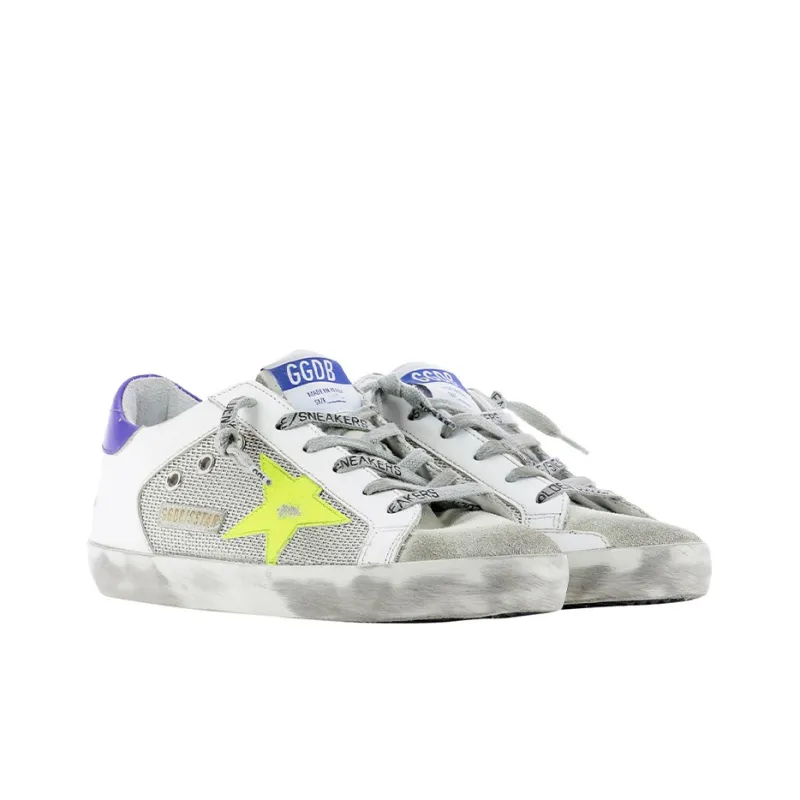 Golden Goose Super Star Skateboard Shoes Women's Low Top Gray-2