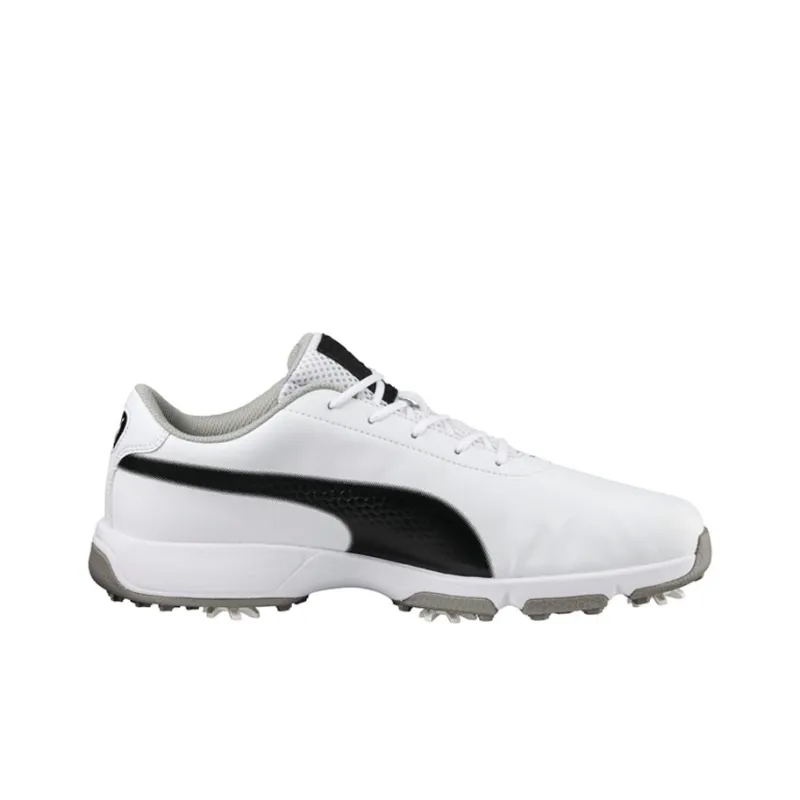 PUMA Drive Clated Drive Cleated Classic Slip-Resistant Low-Top Running Shoes Men's White-1