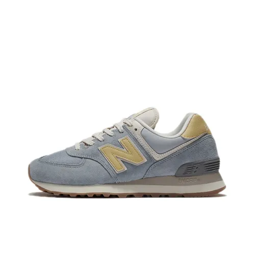 New Balance 574 Light Slate Wheat Field Women's