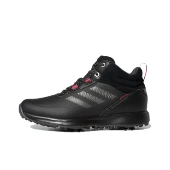 Adidas S2G Mid Cut Golf Core Black Dark Silver Metallic Wild Pink Women's