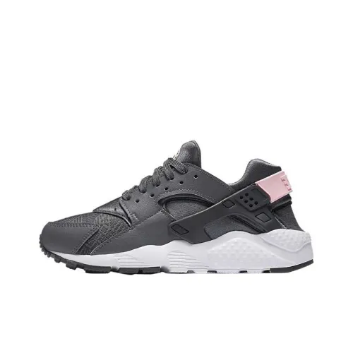 Nike Huarache Run Running Shoes Women's Low-Top Gray/Pink