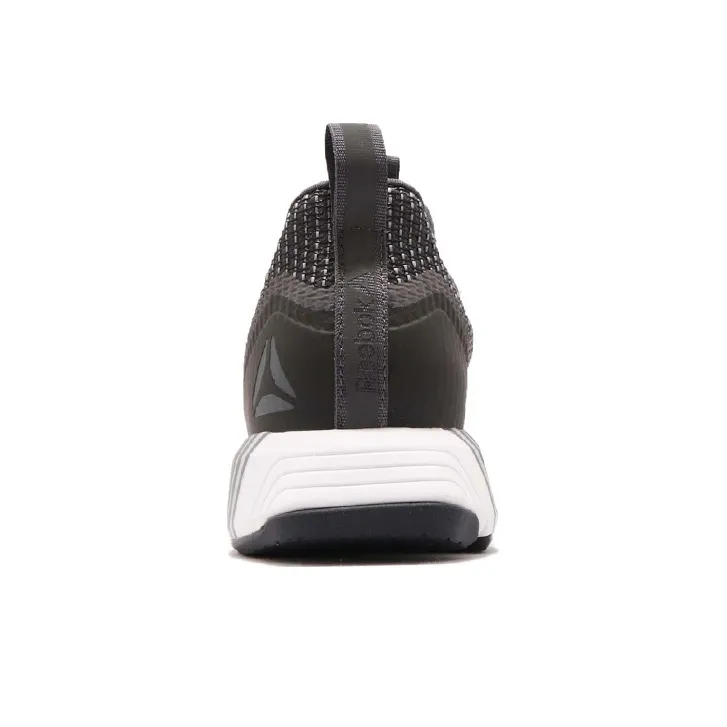 Reebok Fusion Flexweave Cushioning Anti-Slip Wear-Resistant Breathability Low-Top Running Shoes Men's Dark Gray White-3