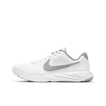 Nike Alpha Huarache 3 Cushioning Anti-Slip And Wear-Resistant Low-Top Running Shoes GS White Gray