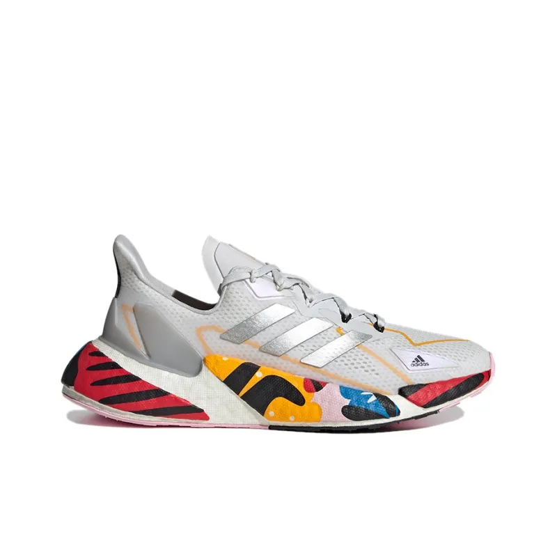 Adidas X9000l4 White Silver Women's-1