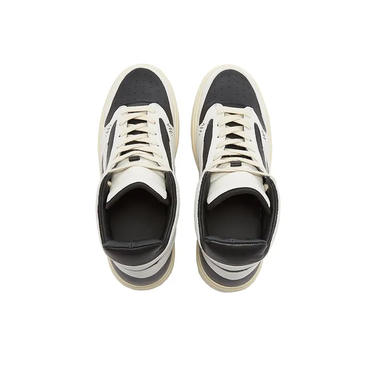 REPRESENT Reptor Hi Sneaker Stylish Skateboarding Shoes Men's White Black Patchwork-2