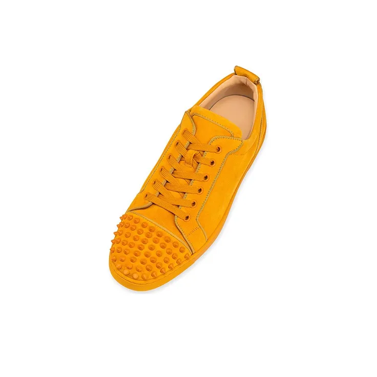 CL LUBOTING Louis Junior Spikes Orlato Stylish Skateboarding Shoes Men's Lemon-2