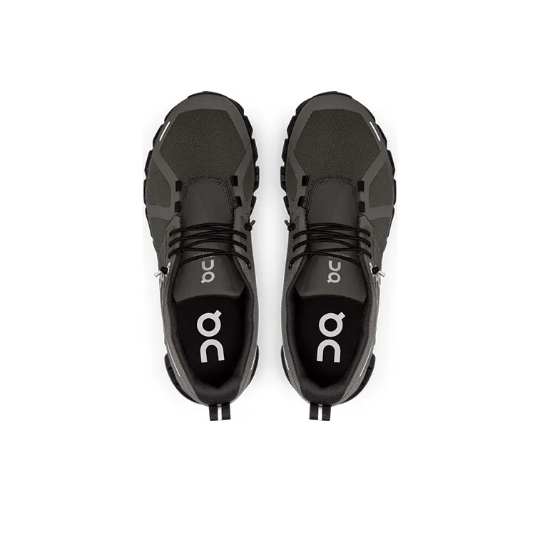 On Running Cloud 5 Waterproof Olive Black Women's-3
