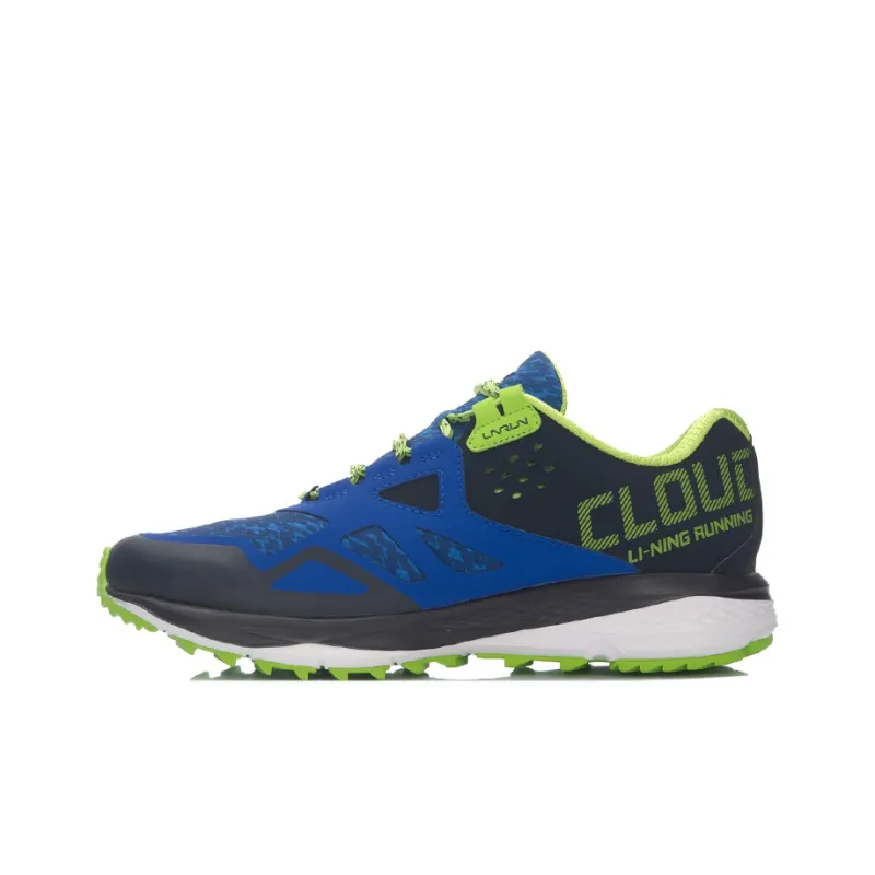LINING Running Shoes Unisex Low-Top Black/Blue/Green-0