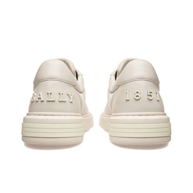 BALLY Stylish Skateboarding Shoes Men's White-3