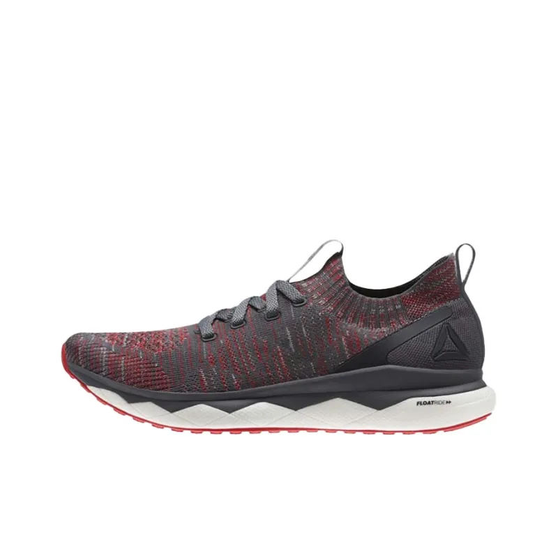 Reebok Wear Resistant Slip Resistant Lightweight Low Top Casual Running Shoes Men's Red Gray-0
