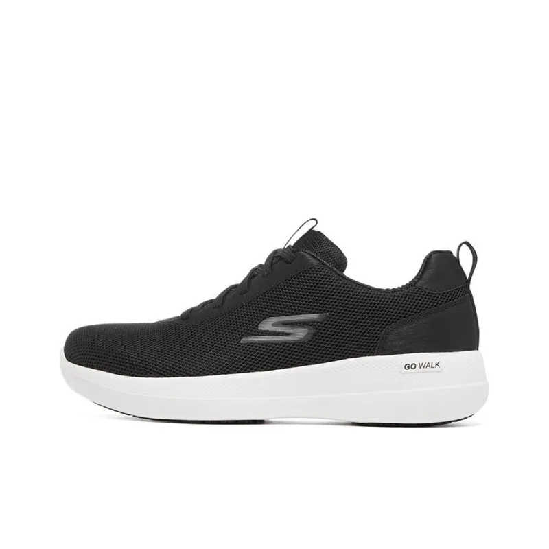 Skechers GO WALK Stability Running Shoes Women's Low-Top Black White-0