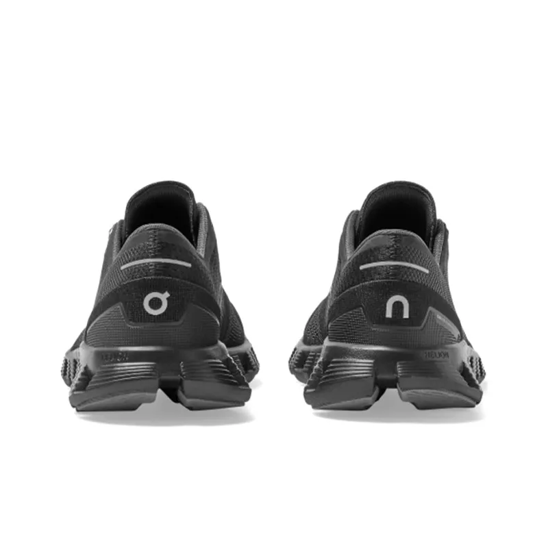 On Running Cloud X Black Asphalt Grey Women's-4