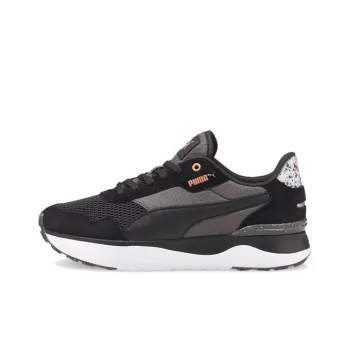 PUMA R78 Cushioned Anti-Slip And Wear-Resistant Lightweight Low-Top Running Shoes Women's Black Gray Color