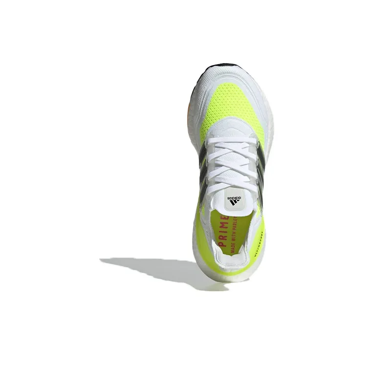 Adidas Ultra Boost 21 White Solar Green Women's-4