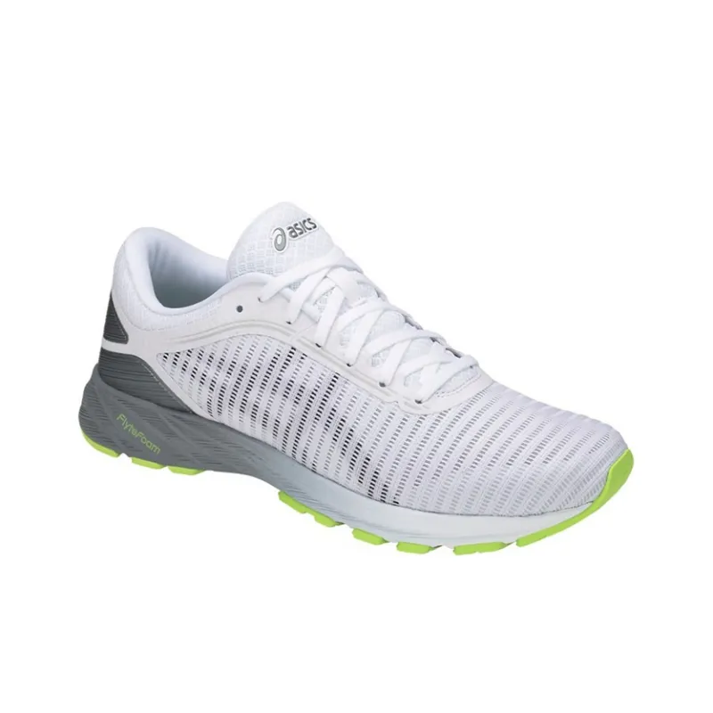 Asics Dynaflyte 2 Anti-Slip And Wear-Resistant Breathable Low-Top Running Shoes Men's White Green-2