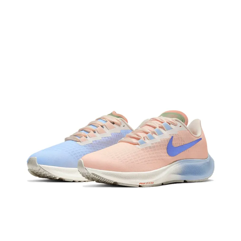 Nike Air Zoom Pegasus 37 Hydrogen Blue Electro Orange Women's-2