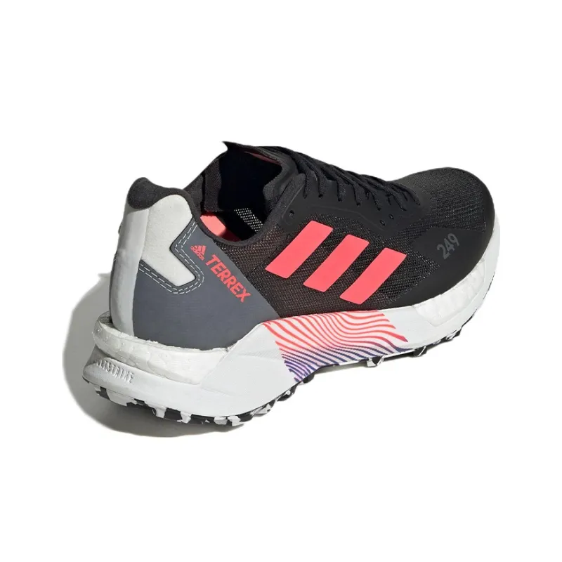 adidas Women's Terrex Agravic Ultra Trail 'Black Turbo'-3