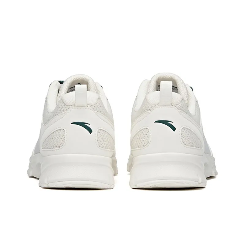 Anta Cushioning, Slip Resistant, Abrasion Resistant, Breathable Low Top Running Shoes Men's White Green-2