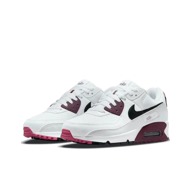 Nike Air Max 90 White Dark Beetroot Women's-1