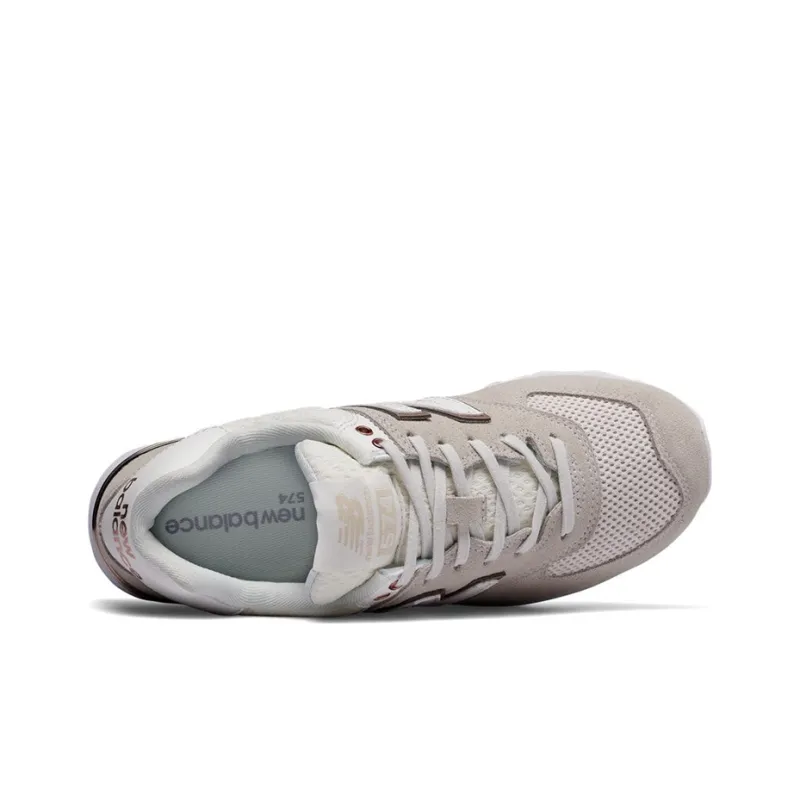 New Balance 574 Shoes 'Cream Grey' Women's-2