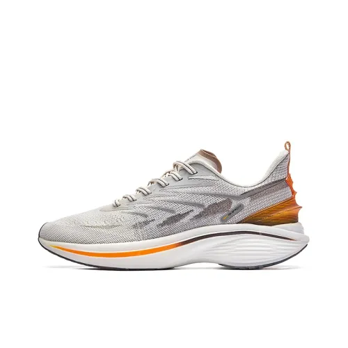 Erke Strange Bullet 3.0 Running Shoes Men Low-Top Natural Unbleached/Mango Yellow