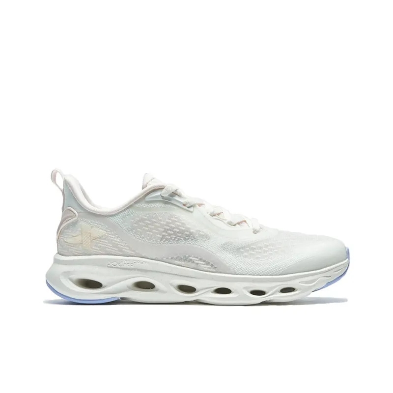 XTEP Cushioning Rotational Technology Breathable Low-Top Running Shoes Women's White Pink-1