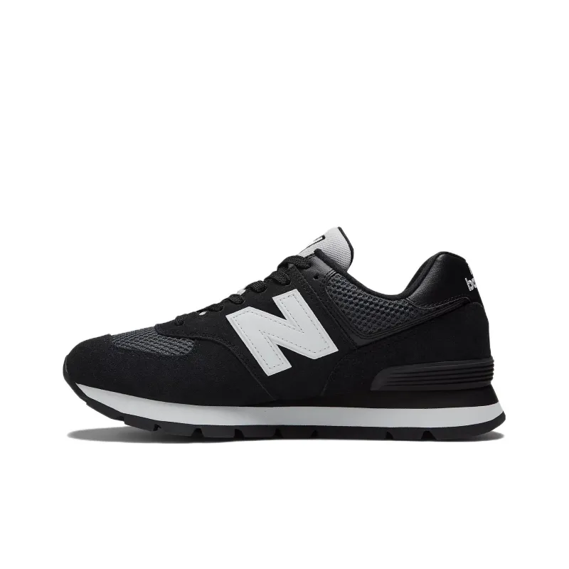New Balance 574 Rugged 'Black White'-0