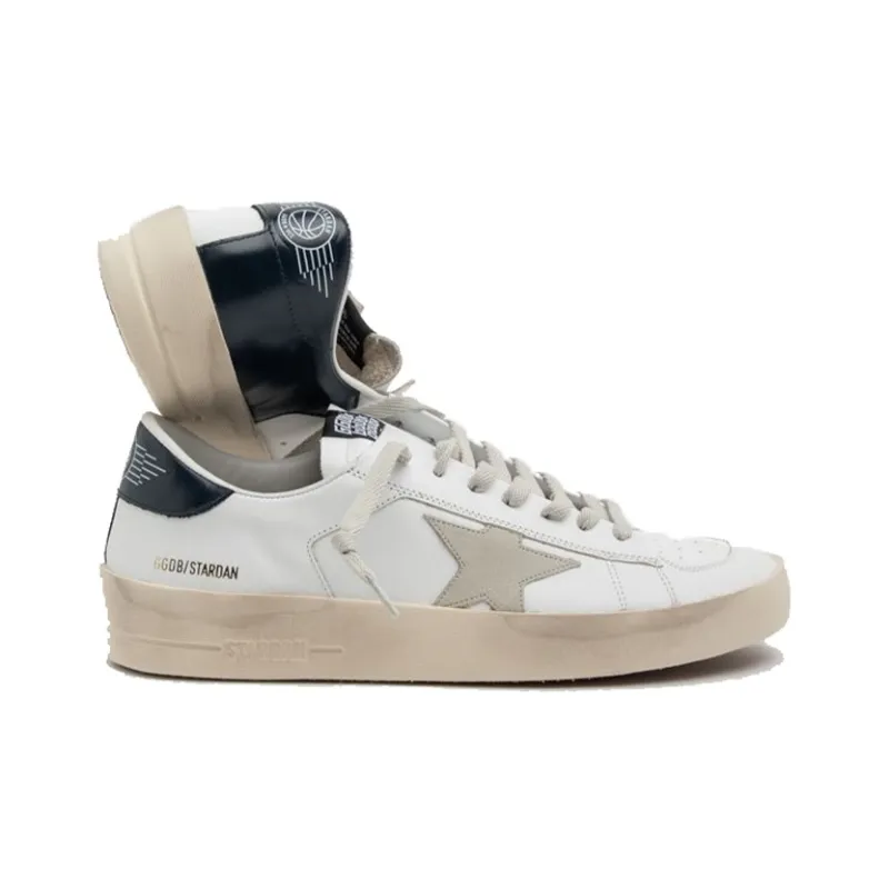 Golden Goose Stardan White Black Women's-2