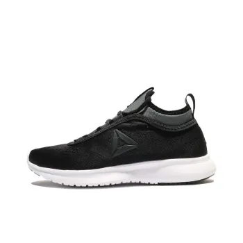 Reebok Plus Runner Tech Cushioning Anti-Slip Wear-Resistant Breathability Low-Top Running Shoes Women's Black