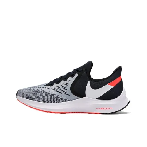 Nike Zoom Winflo 6 Running Shoes Men Low-Top Black/Red/White/Gray