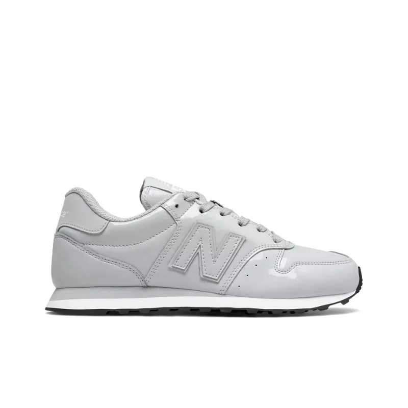 New Balance NB 500 Running Shoes Women's Low-Top Silvery White-1