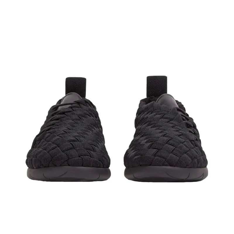 Bottega Veneta Plat Abrasion Resistant Low Top Running Shoes Men's Black-2