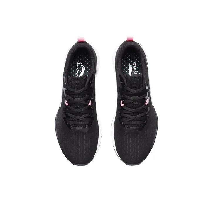 LiNing Red Hare 4 Durable Breathable Low Top Running Shoes Women's Black-3