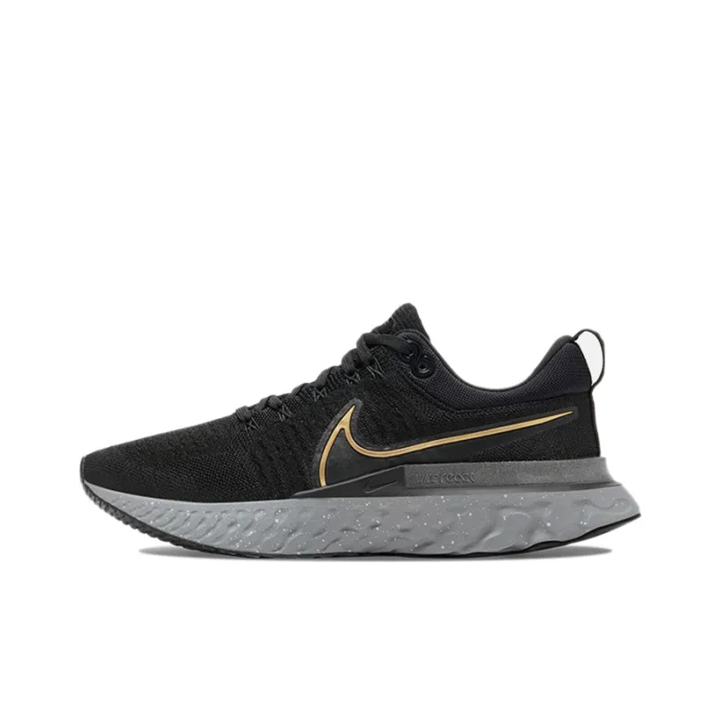 Nike React Infinity Run Flyknit 2 Black Gold-0