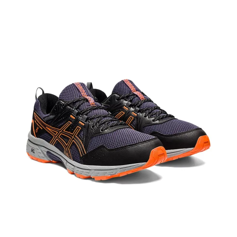 Asics Gel Venture 8 4E Wide 'Black Shocking Orange'-2