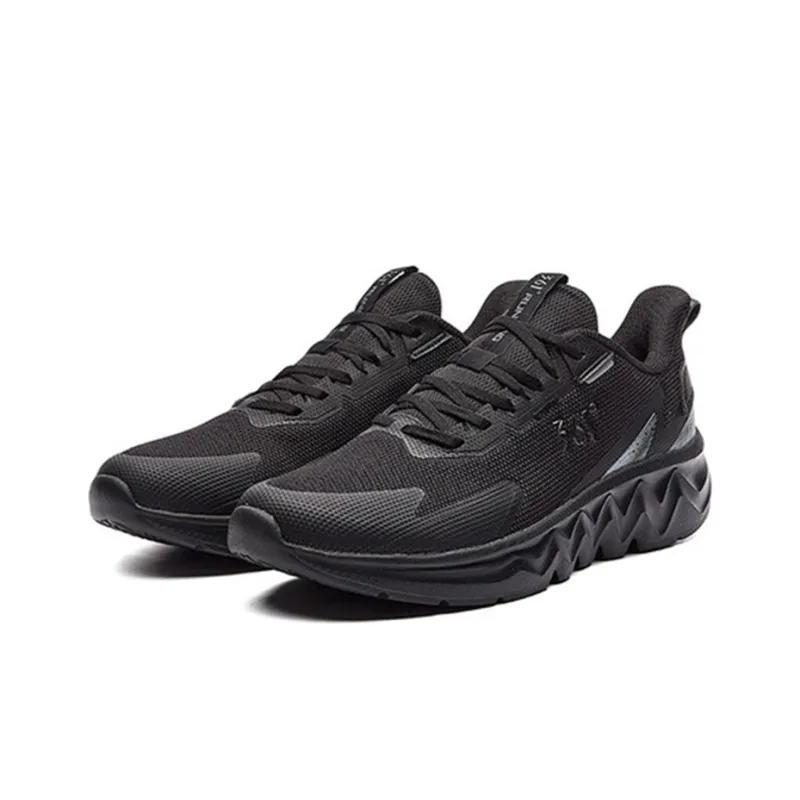 361° Slip Resistant, Abrasion Resistant, Lightweight Low Top Running Shoes Men's Obsidian Black-2