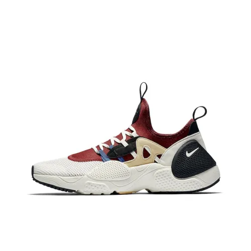 Nike Huarache Running Shoes Men Low-Top Black/White/Red